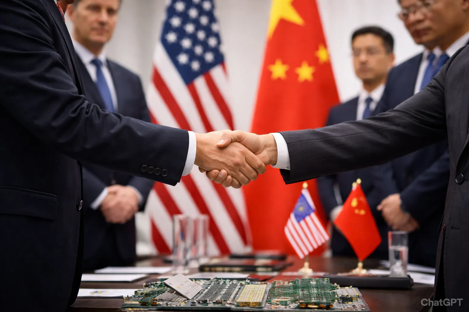 Estados Unidos China tensiones comerciales semiconductores tecnología febrero 2026