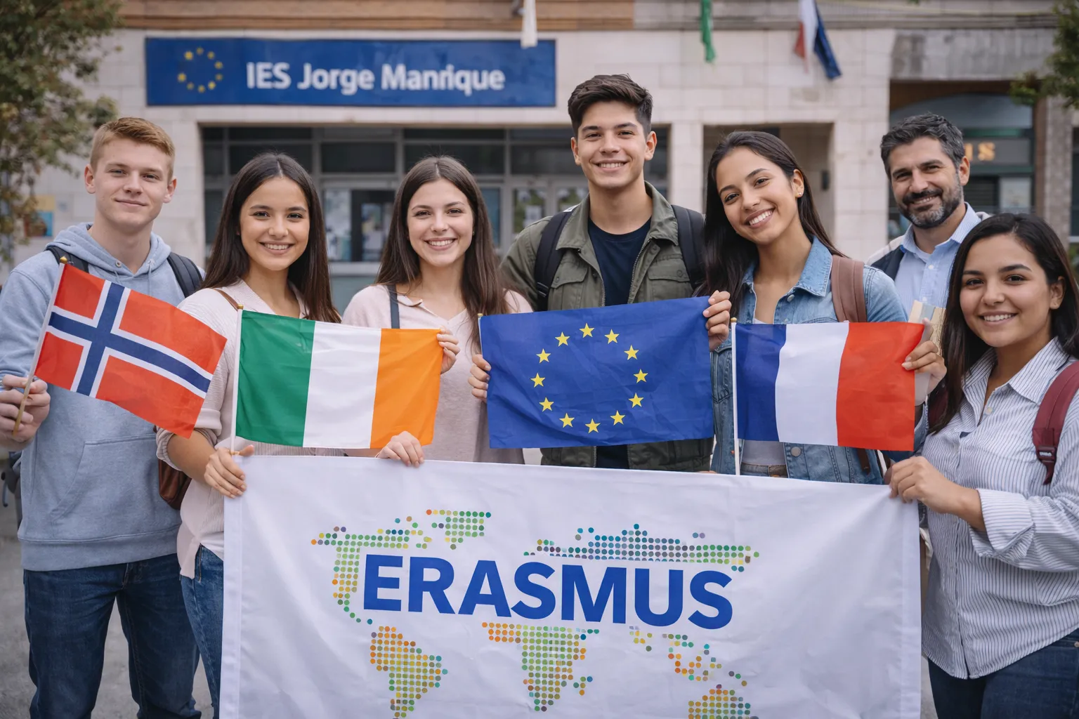IES Jorge Manrique Erasmus Plus movilidad educativa Europa Sumando personas cruzando fronteras 2026