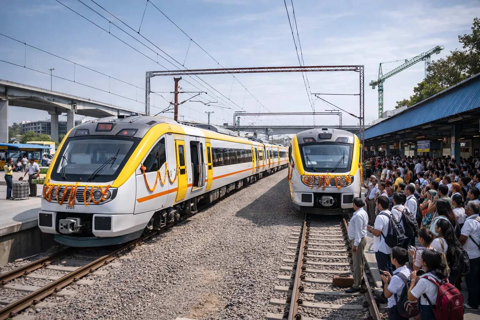 India megaproyectos ferroviarios 2026 Gondia Jabalpur Bihar Jharkhand 307 km PM-Gati Shakti Modi