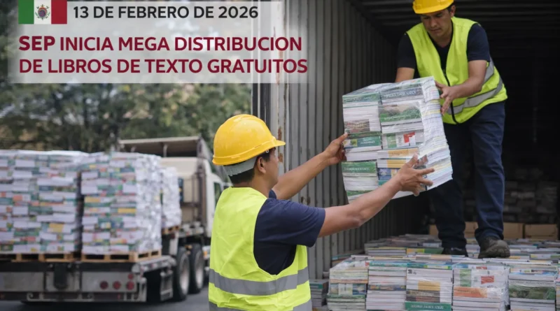 SEP inicia distribución de 153.4 millones de libros de texto gratuitos 2026-2027 SEP inicia distribución de 153.4 millones de libros de texto gratuitos 2026-2027