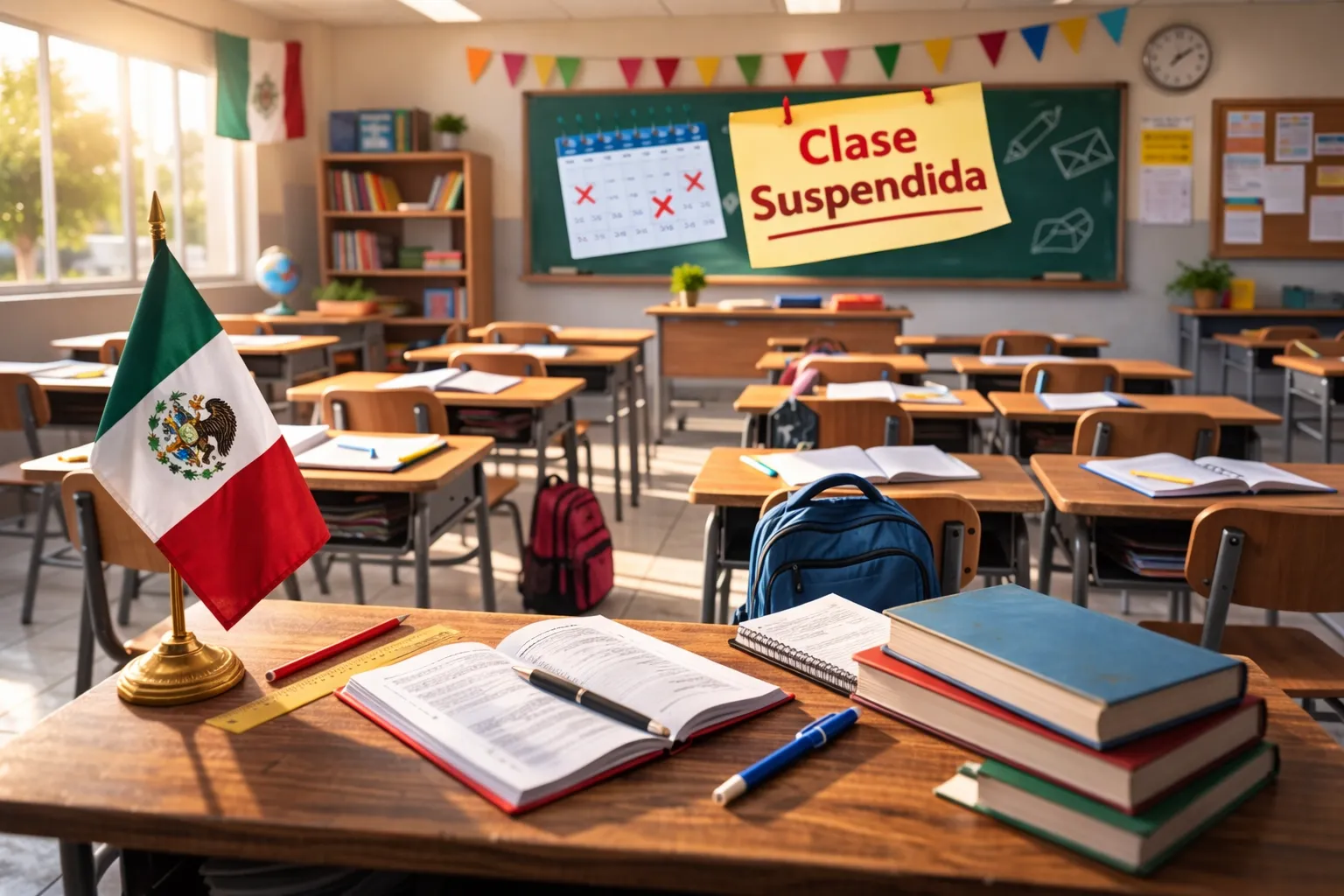 SEP suspensión clases 27 febrero 2026 CTE Consejo Técnico Escolar fin semana largo calendario