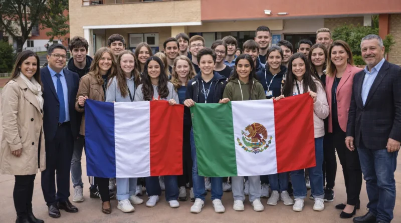 Villanueva de la Cañada recibe delegación educativa ciudades hermanas Le Vésinet y Metepec