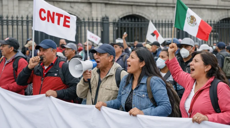 La CNTE cierra su paro con una advertencia: “Regresaremos con más fuerza” — Guerrero firma 17 acuerdos, Chiapas convoca asamblea en abril para decidir el paro indefinido