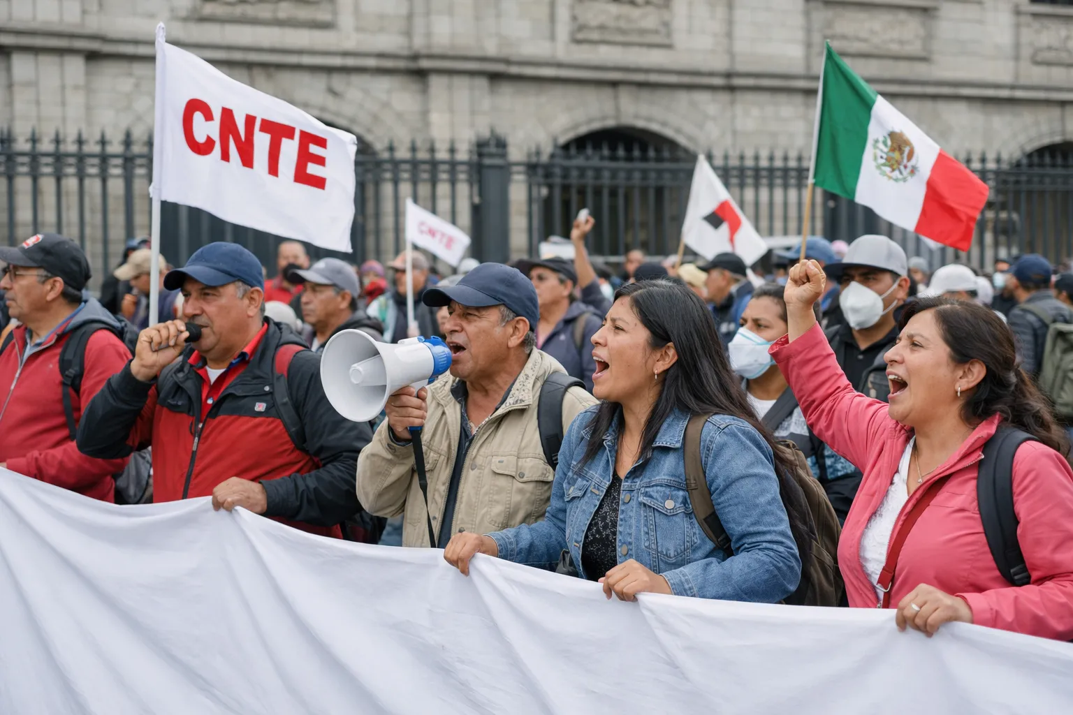 CNTE termina paro 72 horas regresa fuerza Sheinbaum diálogo Guerrero 17 acuerdos Chiapas asamblea abril indefinido SEP Gobernación capacidad resolutiva Mundial 2026