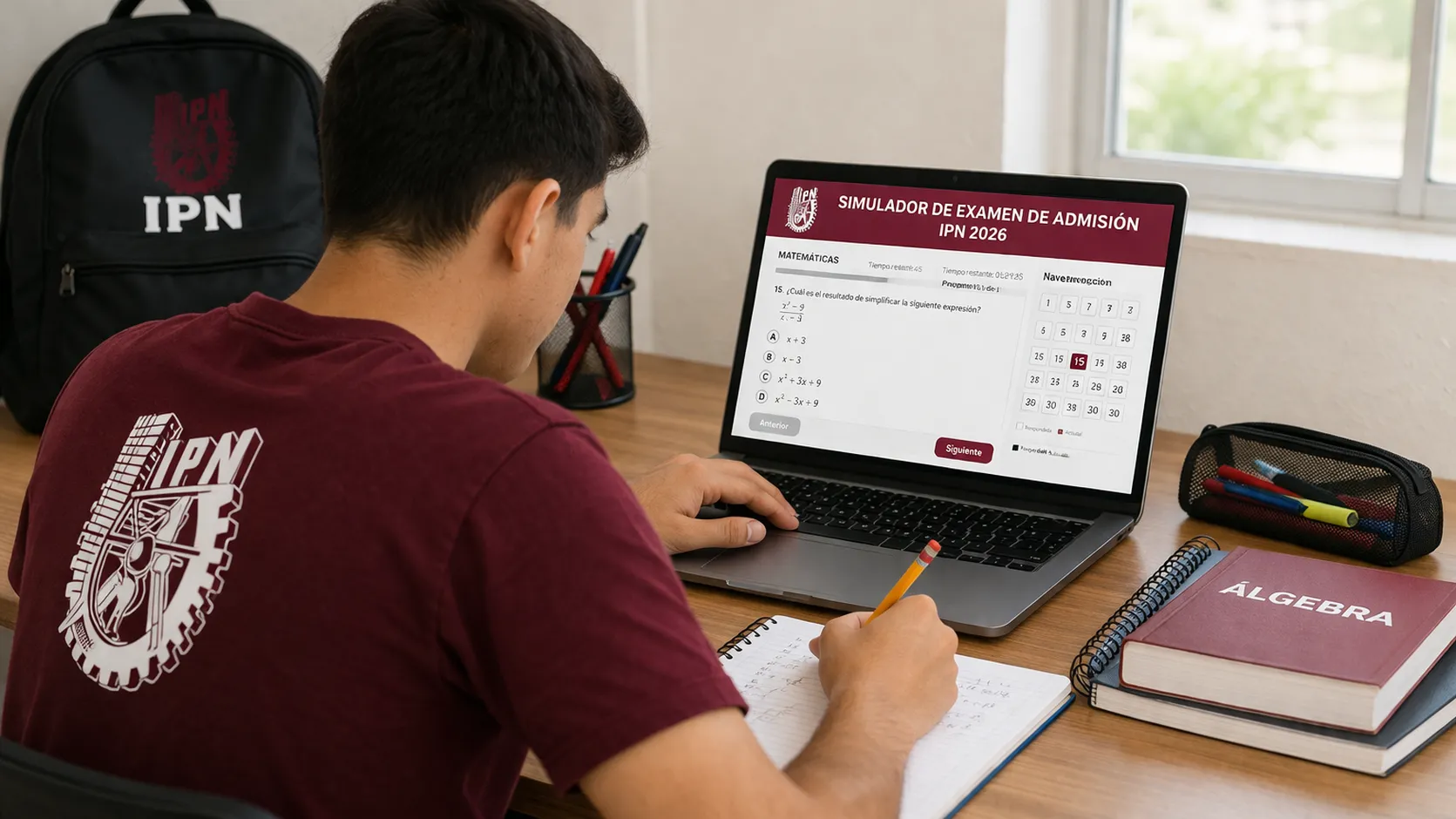 IPN simulador obligatorio examen admisión 2026 Instituto Politécnico Nacional ingreso educación superior aspirantes herramienta línea digitalización