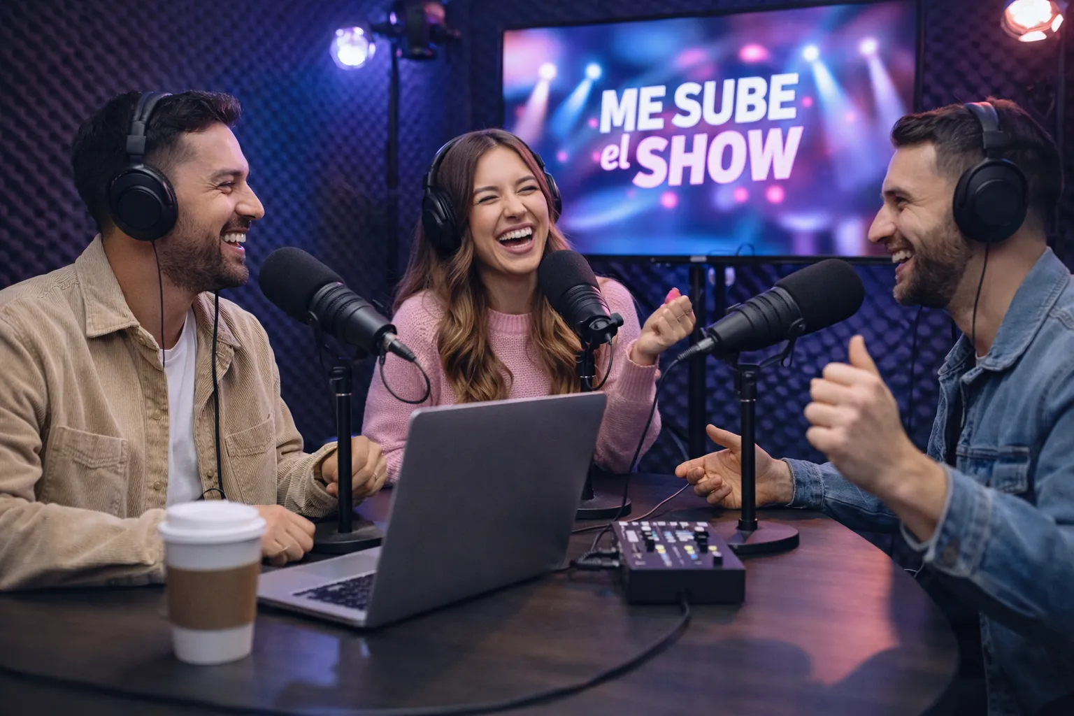 Me Sube el Show FAIA Group Power FM lanzamiento marzo 2026 Eduardo Santos Dianabel Gómez El Pio Jennifer Bocio Leidyn Bernárdez radio dominicana entretenimiento vespertino