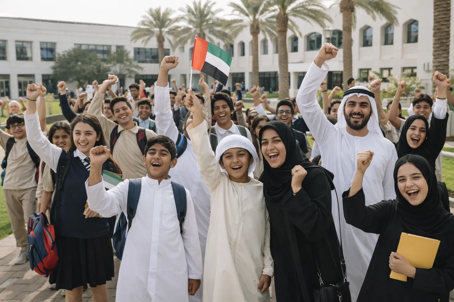 UAE vacaciones primavera anticipadas escuelas universidades marzo 2026 conflicto regional Iran misiles drones aprendizaje distancia