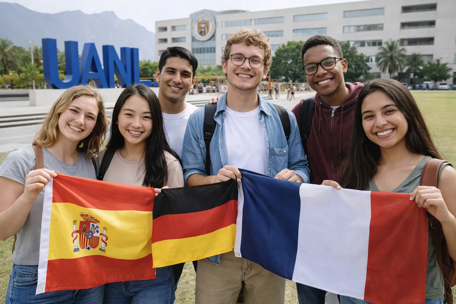 UANL bienvenida estudiantes intercambio internacionales movilidad académica semestre 2026 Monterrey 258 convenios 35 países rector Santos Guzmán