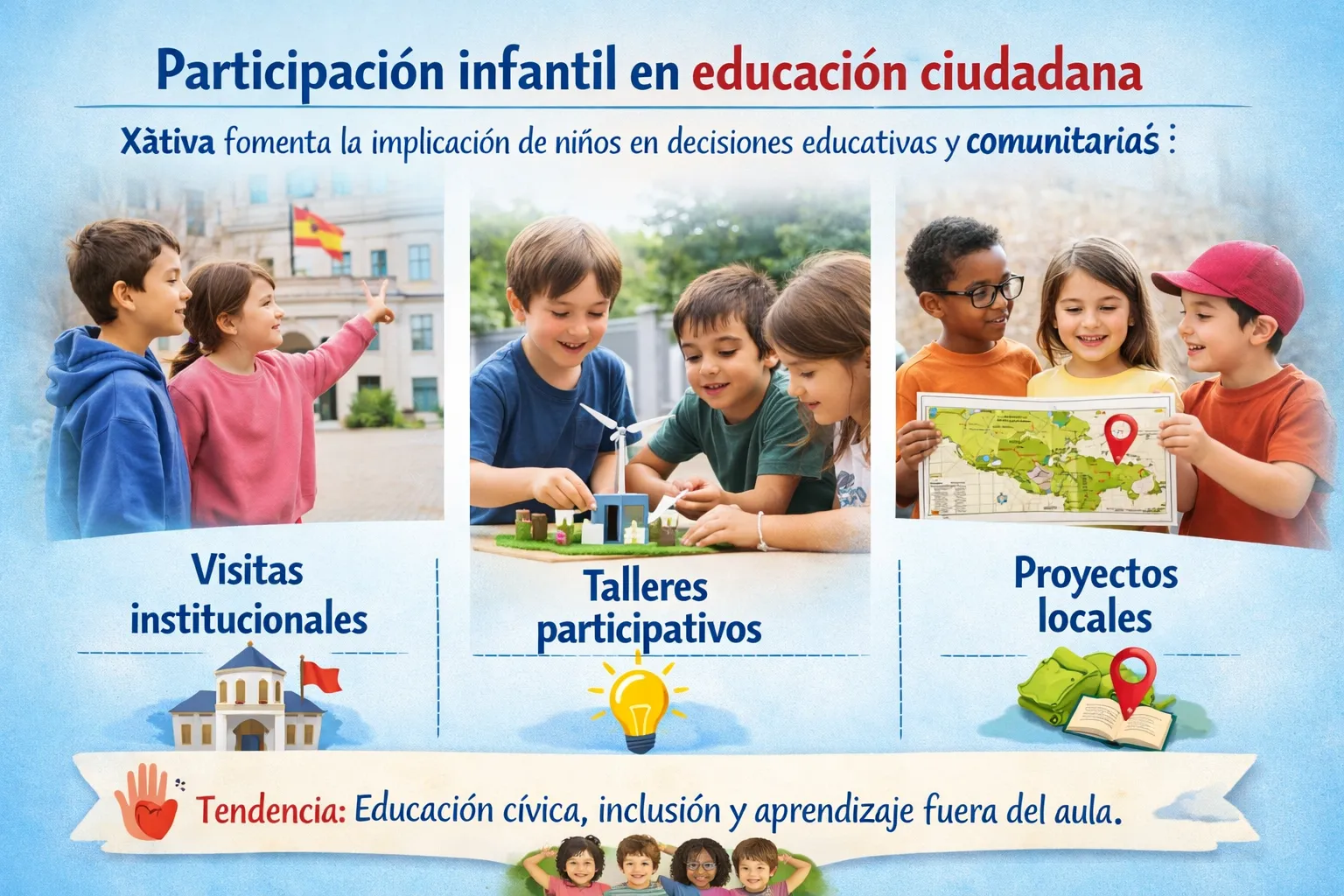 Xàtiva Consell Municipal Xiquets Xiquetes Dia Internacional Ciutat Educadora 28 març 2026 participació infantil Roger Cerdà Amor Amorós Héctor Cuenca