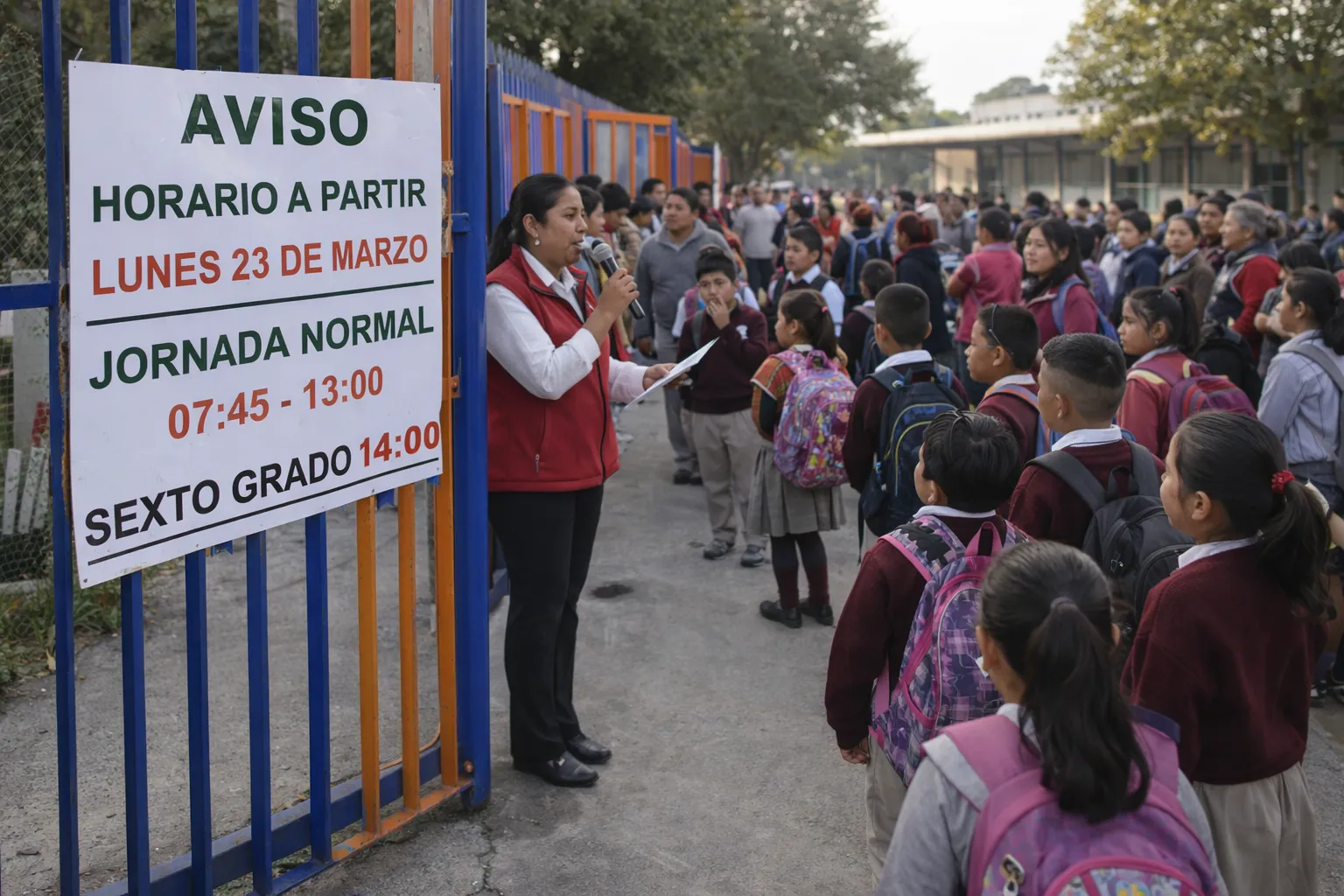 cambio horario escolar 23 marzo 2026 San Luis Potosí fin horario invierno SEP educación básica regreso normal no nacional guanajuato michoacán