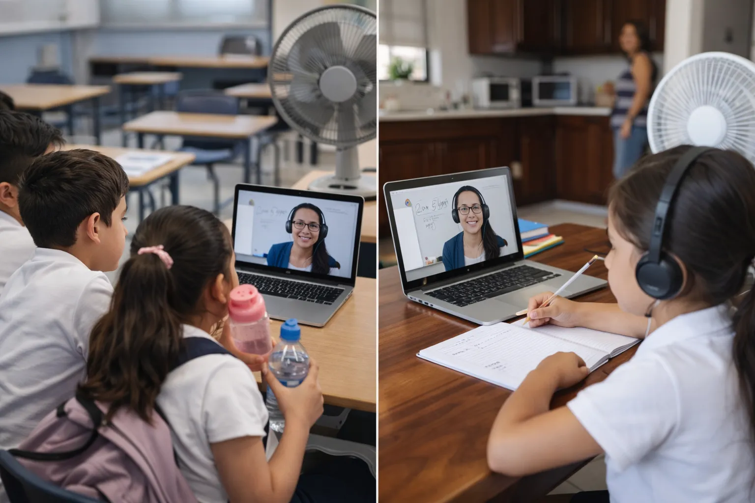 clases hibridas calor Mexico marzo 2026 estados horarios escalonados suspension SEP Sonora Sinaloa Guerrero Oaxaca onda calor