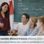 convocatoria asistente idioma México Francia 2026-2027 SEP DGPEMPC beca enseñar español escuelas francesas remuneración ADELE France Éducation International