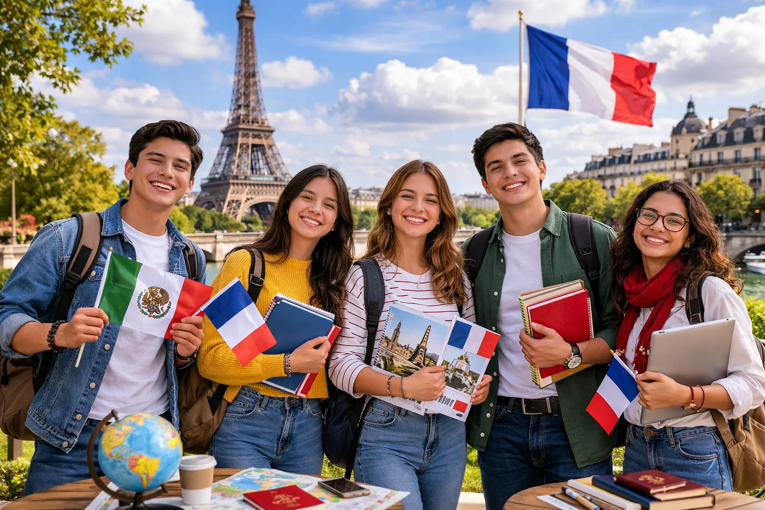 estudiantes mexicanos Francia 2026 Campus France 3000 demanda ingeniería negocios artes programas inglés movilidad Beca Eiffel MEXFITEC