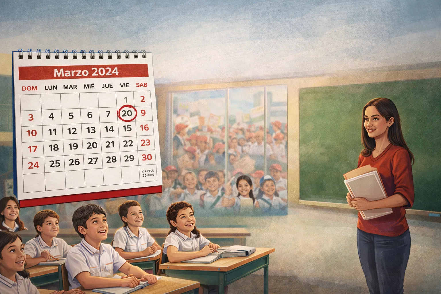 hay clases 20 marzo 2026 SEP confirma paro CNTE suspensión Oaxaca Chiapas Guerrero Michoacán CDMX calendario escolar Semana Santa 27 marzo CTE