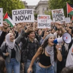 protestas universitarias EEUU guerra Iran 2026 NYU ASU Columbia San Diego State Operacion Epic Fury estudiantes antibelicismo-convertido-de-png