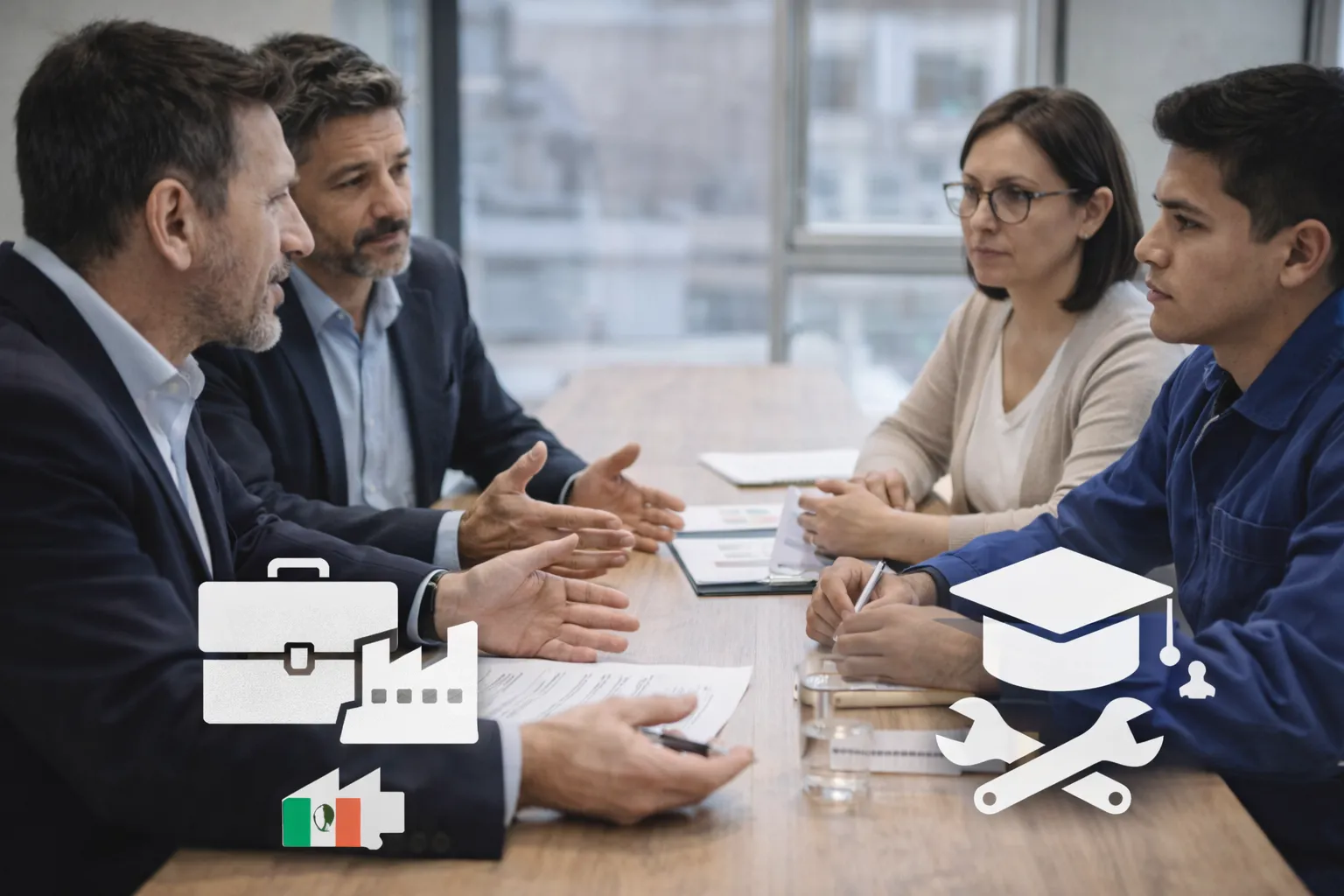 sector empresarial brecha educacion empleo Mexico personal calificado formacion tecnica universitaria 2026