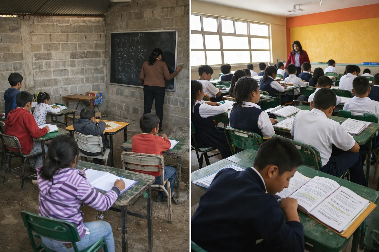 segregación escolar México UNESCO sin progreso nivel socioeconómico brecha educativa primaria secundaria PISA desigualdad 2026