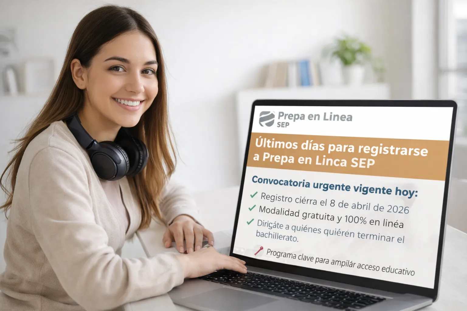 Prepa en Línea SEP registro 8 abril 2026 generación 87 convocatoria gratuita bachillerato en línea requisitos módulos certificado oficial