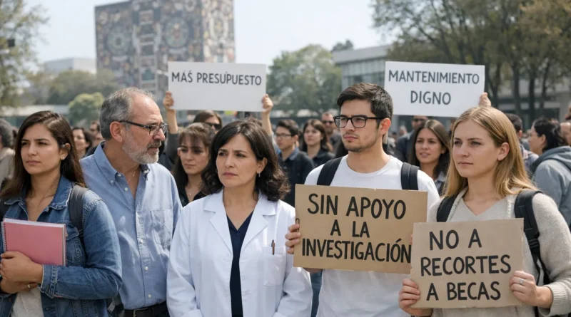 Universidades públicas advierten presión financiera en 2026: recortes reales a la UNAM, IPN y UAM, déficit de 50 mil millones acumulado desde 2018 y un presupuesto para educación superior en su nivel más bajo desde el año 2000